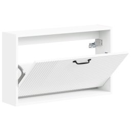 vidaXL Wandgemonteerde Schoenkast HAARLEM 71 x 17 x 43 cm Bewerkt hout