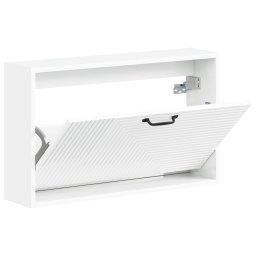 vidaXL Wandgemonteerde Schoenkast HAARLEM 71 x 17 x 43 cm Bewerkt hout