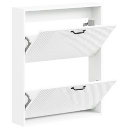 vidaXL Wandgemonteerde Schoenkast HAARLEM 71 x 17 x 86 cm Bewerkt hout