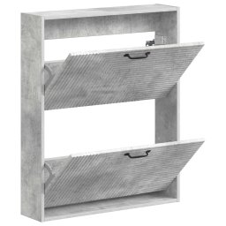 vidaXL Wandgemonteerde Schoenkast HAARLEM 71 x 17 x 86 cm Bewerkt hout