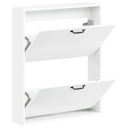 vidaXL Wandgemonteerde Schoenkast HAARLEM 71 x 17 x 86 cm Bewerkt hout