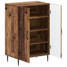 vidaXL Schoenenkast HAARLEM 59,5 x 39,5 x 89,5 cm Bewerkt hout