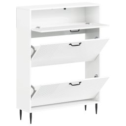 vidaXL Schoenenkast HAARLEM 78 x 24 x 103 cm Bewerkt hout