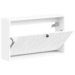 vidaXL Wandgemonteerde Schoenkast DELFT 71 x 17 x 43 cm Bewerkt hout