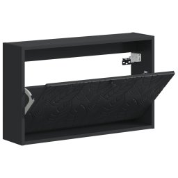 vidaXL Wandgemonteerde Schoenkast DELFT 71 x 17 x 43 cm Bewerkt hout