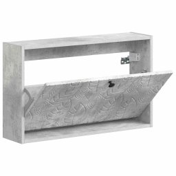 vidaXL Wandgemonteerde Schoenkast DELFT 71 x 17 x 43 cm Bewerkt hout