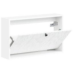 vidaXL Wandgemonteerde Schoenkast DELFT 71 x 17 x 43 cm Bewerkt hout