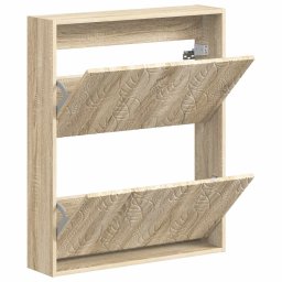 vidaXL Wandgemonteerde Schoenkast DELFT 71 x 17 x 86 cm Bewerkt hout