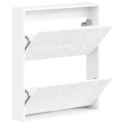 vidaXL Wandgemonteerde Schoenkast DELFT 71 x 17 x 86 cm Bewerkt hout