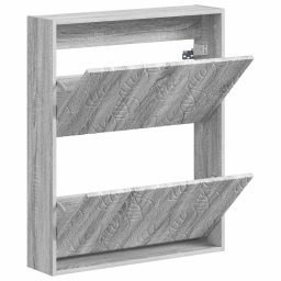 vidaXL Wandgemonteerde Schoenkast DELFT 71 x 17 x 86 cm Bewerkt hout