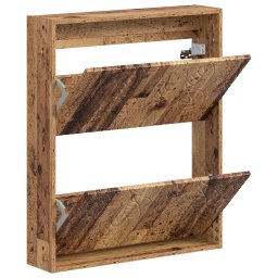 vidaXL Wandgemonteerde Schoenkast DELFT 71 x 17 x 86 cm Bewerkt hout