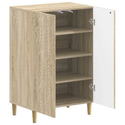 vidaXL Schoenenkast DELFT 59,5 x 39,5 x 90 cm Bewerkt hout