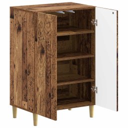 vidaXL Schoenenkast DELFT 59,5 x 39,5 x 90 cm Bewerkt hout Oud hout