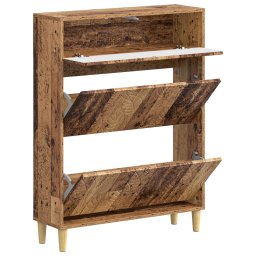 vidaXL Schoenenkast DELFT 78 x 24 x 103 cm Bewerkt hout Oud hout