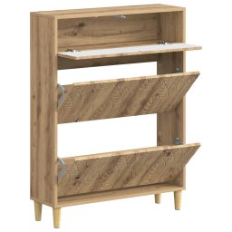vidaXL Schoenenkast DELFT 78 x 24 x 103 cm Bewerkt hout