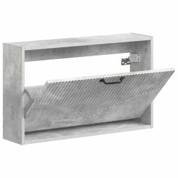 vidaXL Wandgemonteerde Schoenkast HOORN 71 x 17 x 43 cm Bewerkt hout