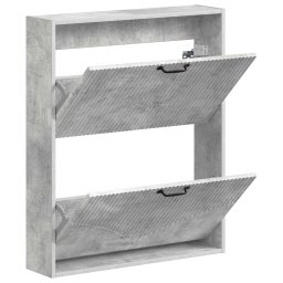 vidaXL Wandgemonteerde Schoenkast HOORN 71 x 17 x 86 cm Bewerkt hout