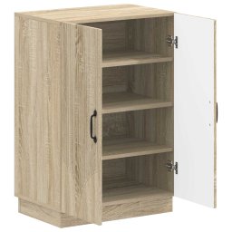 vidaXL Schoenenkast HOORN 59,5 x 39,5 x 87 cm Bewerkt hout