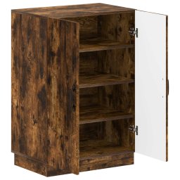 vidaXL Schoenenkast HOORN 59,5 x 39,5 x 87 cm Bewerkt hout