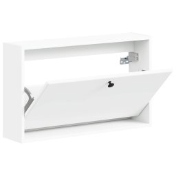 vidaXL Wandgemonteerde Schoenkast BREDA 71 x 17 x 43 cm Bewerkt hout
