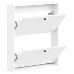 vidaXL Wandgemonteerde Schoenkast BREDA 71 x 17 x 86 cm Bewerkt hout