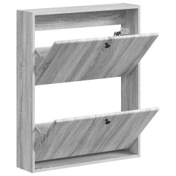vidaXL Wandgemonteerde Schoenkast BREDA 71 x 17 x 86 cm Bewerkt hout