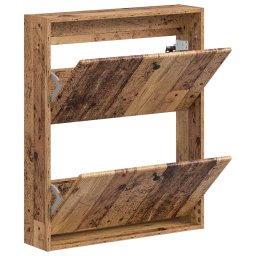 vidaXL Wandgemonteerde Schoenkast BREDA 71 x 17 x 86 cm Bewerkt hout
