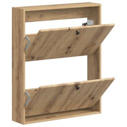 vidaXL Wandgemonteerde Schoenkast BREDA 71 x 17 x 86 cm Bewerkt hout