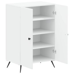 vidaXL Schoenenkast BREDA 59,5 x 39,5 x 90 cm Bewerkt hout Wit