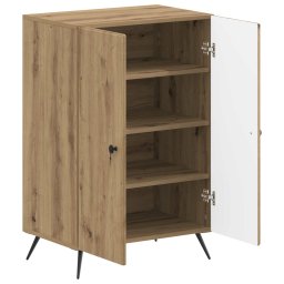 vidaXL Schoenenkast BREDA 59,5 x 39,5 x 90 cm Bewerkt hout