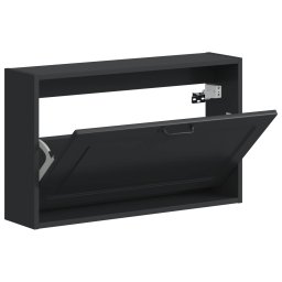 vidaXL Wandgemonteerde Schoenkast UTRECHT 71 x 17 x 43 cm Bewerkt hout