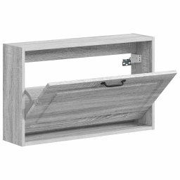 vidaXL Wandgemonteerde Schoenkast UTRECHT 71 x 17 x 43 cm Bewerkt hout
