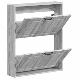 vidaXL Wandgemonteerde Schoenkast UTRECHT 71 x 17 x 86 cm Bewerkt hout