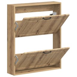 vidaXL Wandgemonteerde Schoenkast UTRECHT 71 x 17 x 86 cm Bewerkt hout