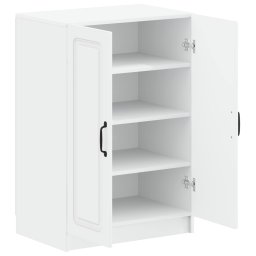 vidaXL Schoenenkast UTRECHT 59,5 x 39,5 x 87 cm Bewerkt hout Wit