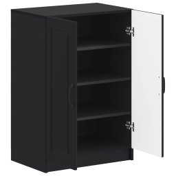 vidaXL Schoenenkast UTRECHT 59,5 x 39,5 x 87 cm Bewerkt hout Zwart