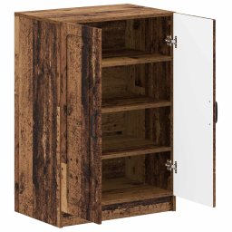 vidaXL Schoenenkast UTRECHT 59,5 x 39,5 x 87 cm Bewerkt hout Oud hout