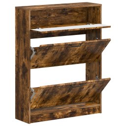 vidaXL Schoenenkast UTRECHT 78 x 24 x 100 cm Bewerkt hout