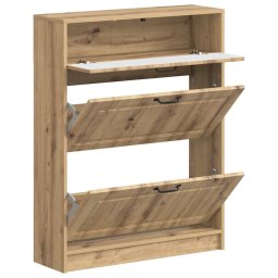 vidaXL Schoenenkast UTRECHT 78 x 24 x 100 cm Bewerkt hout