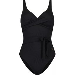 Beachlife Black Swirl Dames Badpak - Maat 42 (Cupmaat D)