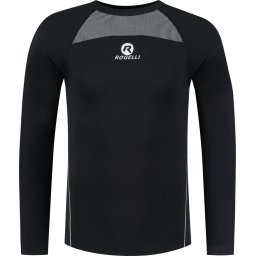 Rogelli - Maat L/XL Core 2-pack Ondershirt - Lange Mouwen - Unisex - Zwart
