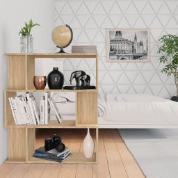 vidaXL Boekenkast/kamerscherm 80x24x96 cm bewerkt hout sonoma eiken