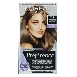 L'Oréal Paris Préférence Cool Blondes 7.1 As Middenblond