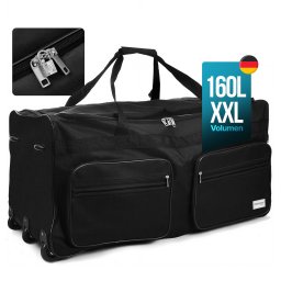 Reistas Zwart Polyester PVC 85x43x44cm 160L Trolly