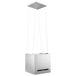 vidaXL Afzuigkap hangend met aanraaksensor LCD 37 cm roestvrij staal
