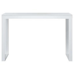 vidaXL Computerbureau 110x60x73 cm spaanplaat wit