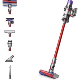 Dyson V11 Fluffy - Steelstofzuiger - Rood - 185 Air Watts - Speciale zachte roller