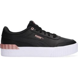 PUMA - maat 38.5 - Carina Lift Metallic Pop Dames Sneakers - Puma Black-Rose Gold