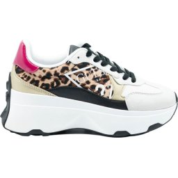 Guess - maat 38 - Calebb Active Lady Dames Sneaker - Leopard