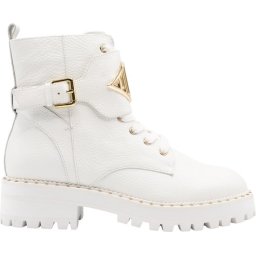Liu Jo - maat 41 - Pink 127 Biker Dames Veterlaarzen - Wit